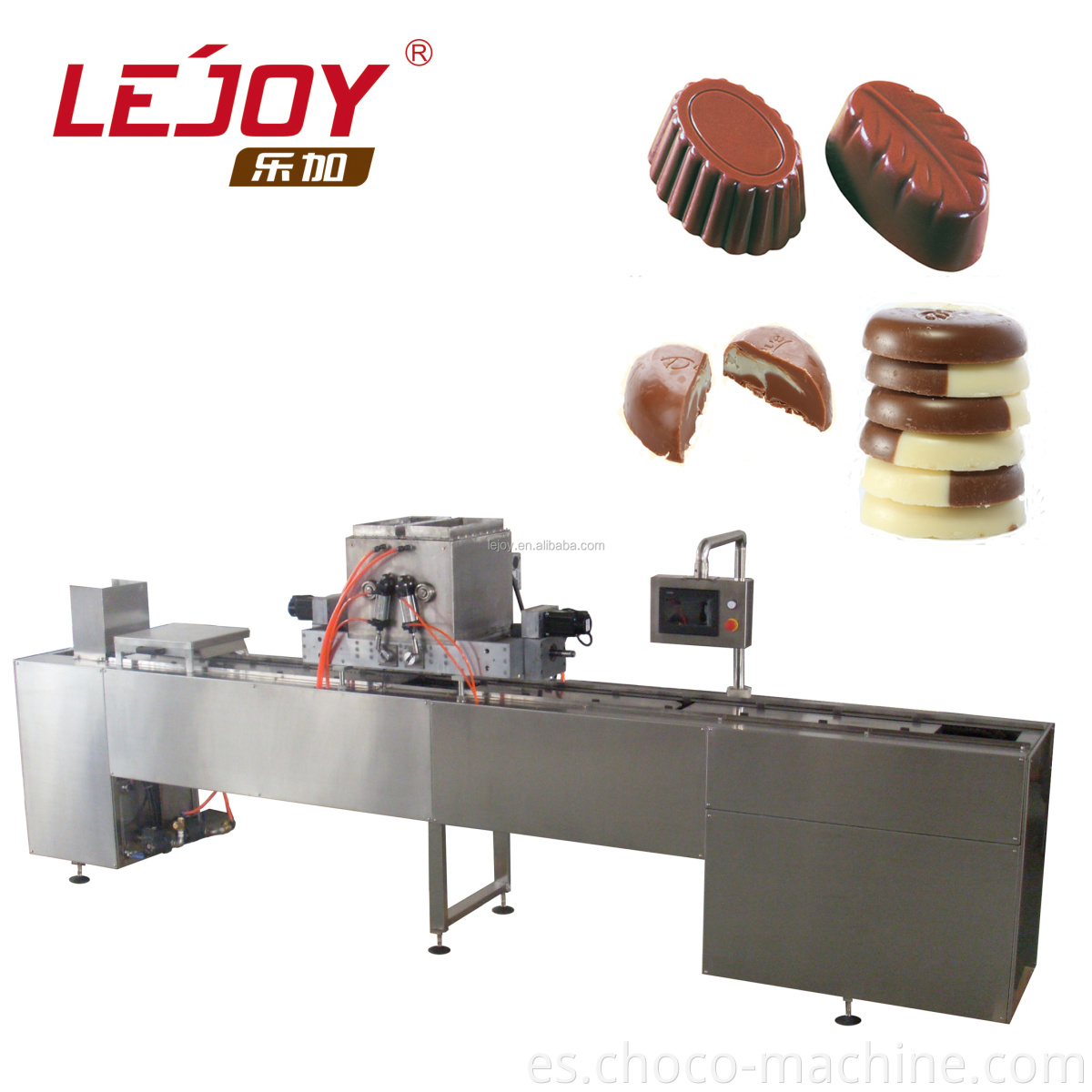 Máquina semiautomática de depósito de chocolate QJJ150